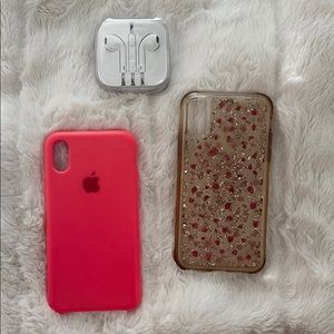 2 for 1 Apple iPhone XS cases with headphones!